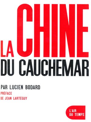 cover image of La Chine du cauchemar